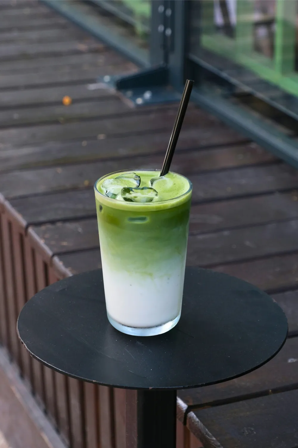 Matcha Latte mit Ceremonial-Grade Matcha und Hafermilch